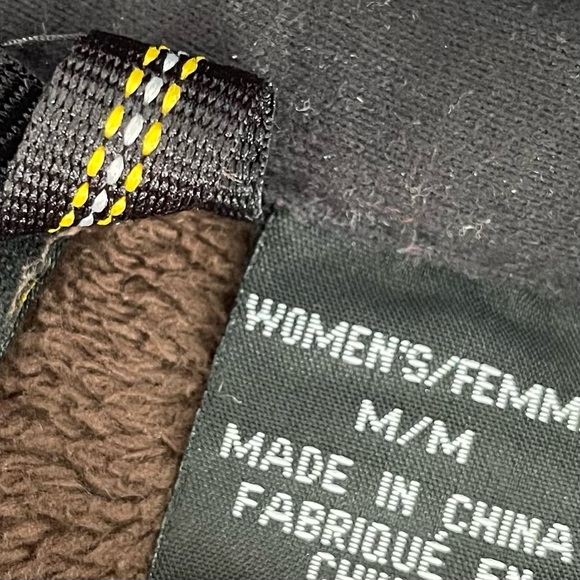 MOUNTAIN HARDWEAR Women’s Sz Medium Jacket Brown Fuzzy Fleece - Picture 3 of 6